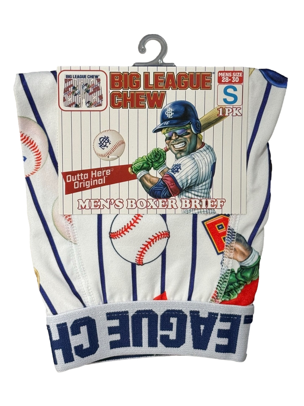 Mens Big League Chew Licensed Boxer Briefs - Size Small - NWT